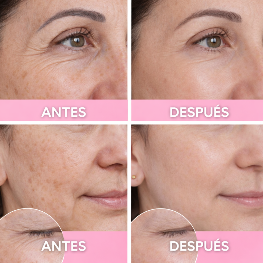 Cápsulas de Crema Rosa LUVORA™  Inspirada en el Brillo Porcelana de la Piel Coreana